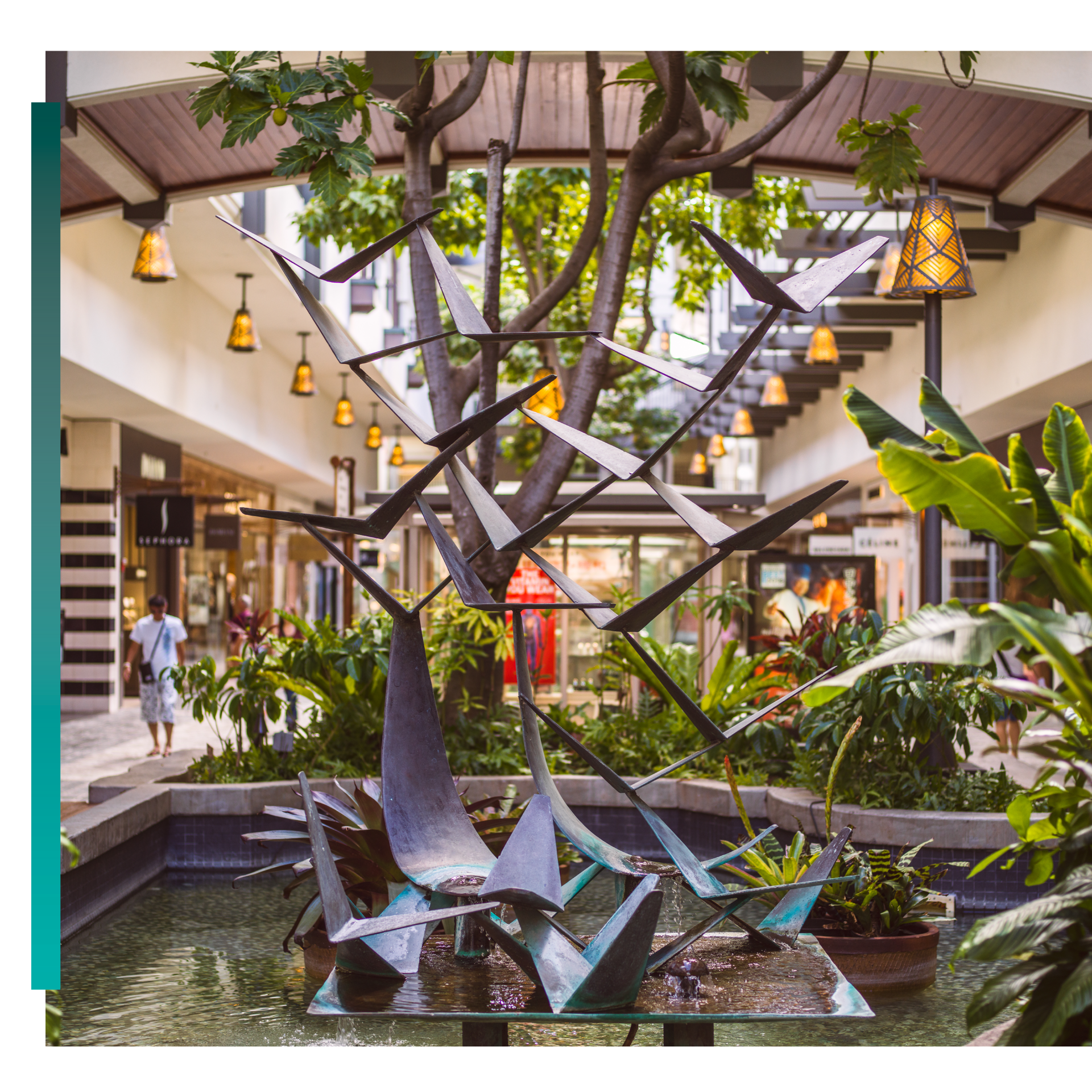 巨大ハワイアンアート 原画 真作 Ana Monaghan アナ・モナハン 額装 巨大ハワイアンアート 原画 真作 Ana Monaghan アナ・モナハン 額装